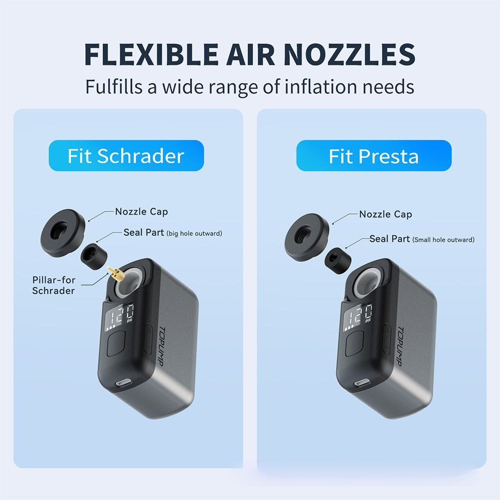 Portable High-pressure Electric bicycle pump