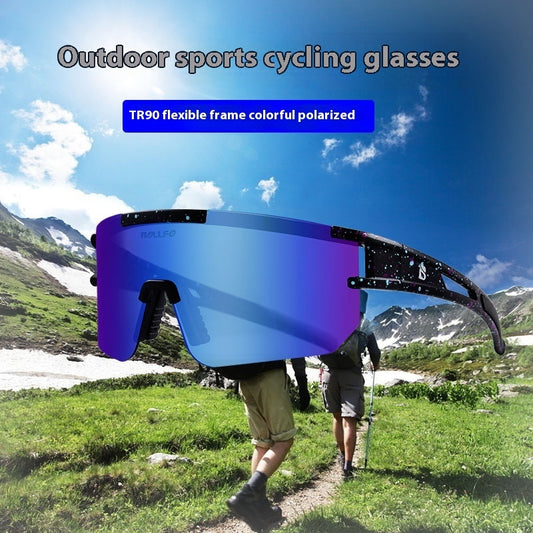 Aero glasses for cycling and running