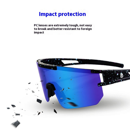 Aero glasses for cycling and running